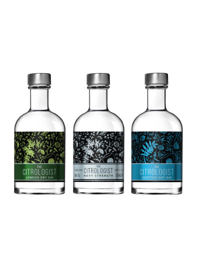 The Citrologist Dry Gin Mini Collection